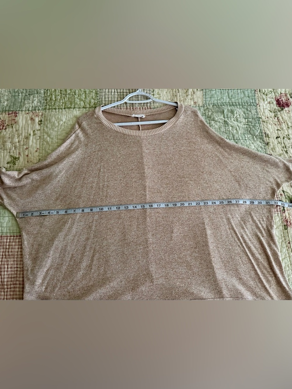First Love Cream Boatneck Lightweight Sweater - Picture 6 of 7
